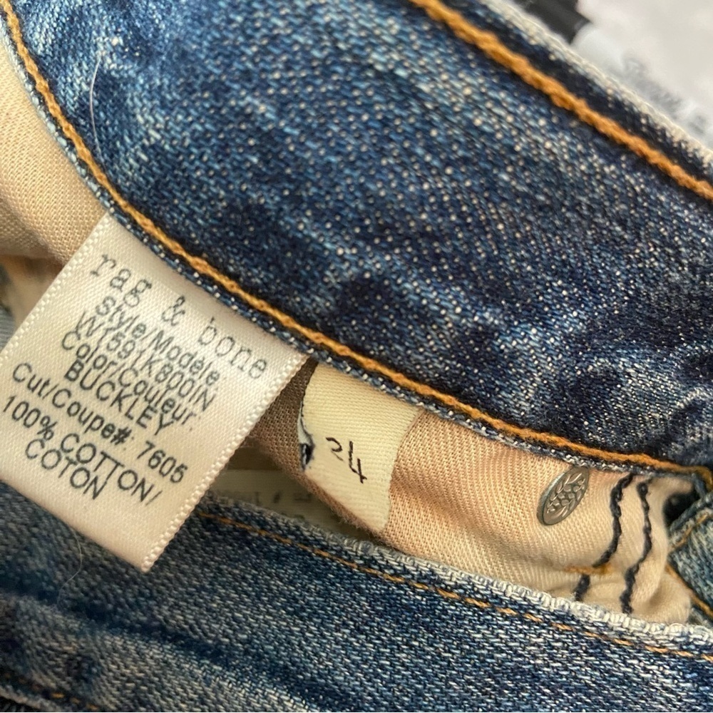 rag & bone/JEAN Boyfriend Buckley Ripped-Knee Jeans 28848 - Picture 7 of 13